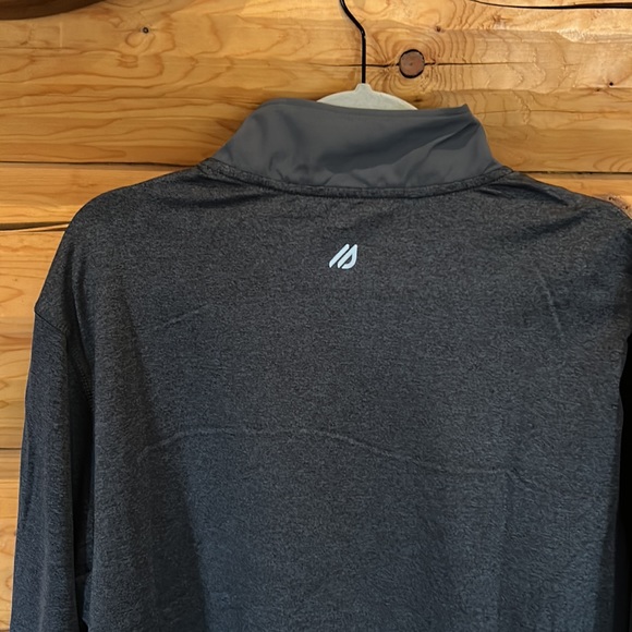 Eddie Bauer NWT Quarter Zip Mock Neck Pullover Size X-Large in Gray - Picture 6 of 9